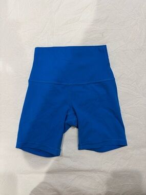 Lululemon High-Waist Women's Bike Shorts - Blue